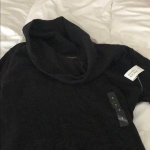 NWT!! Cowl neck 3/4 sleeve black sweater